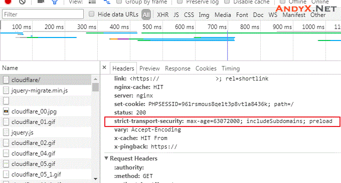 开启HSTS功能并加入Preload List让网站Https访问更加安全(附代删除HSTS方法)插图2