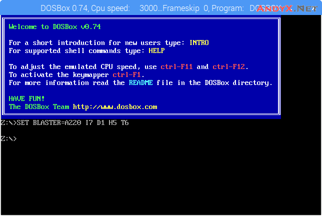 树莓派Raspberry Pi玩法之：使用DOSBox模拟器玩经典DOS游戏插图1