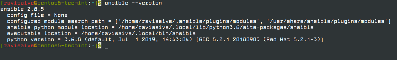 在CentOS8/RHEL8上使用Python-Pip安装Ansible自动化工具图文教程