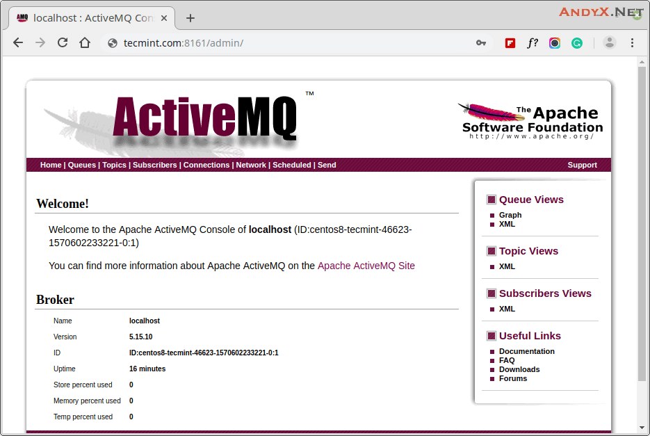 在CentOS8/RHEL8上安装中间件Apache-ActiveMQ图文教程