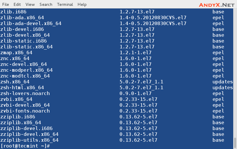 在Linux下DNF软件包管理工具中27个命令例子
