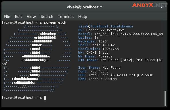想用酷炫的方式在Console控制台显示Linux标志与硬件信息？来试试screenfetch和linux_logo吧！