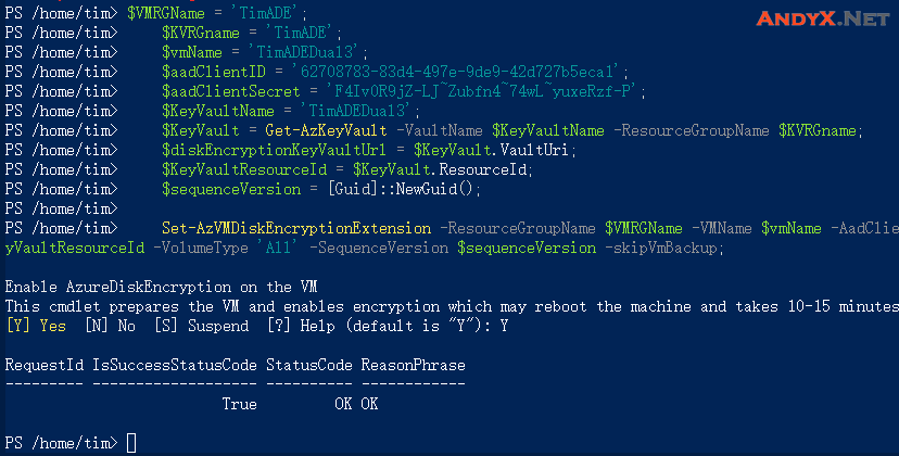 微软Azure云 IAAS故障排除与实战101：基于AAD的ADE Dual-Pass双重加密与解密实战(加密篇)插图14